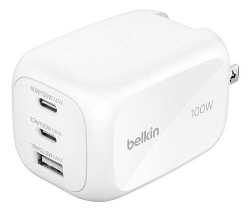 Belkin WCH016DQWH mobile device charger