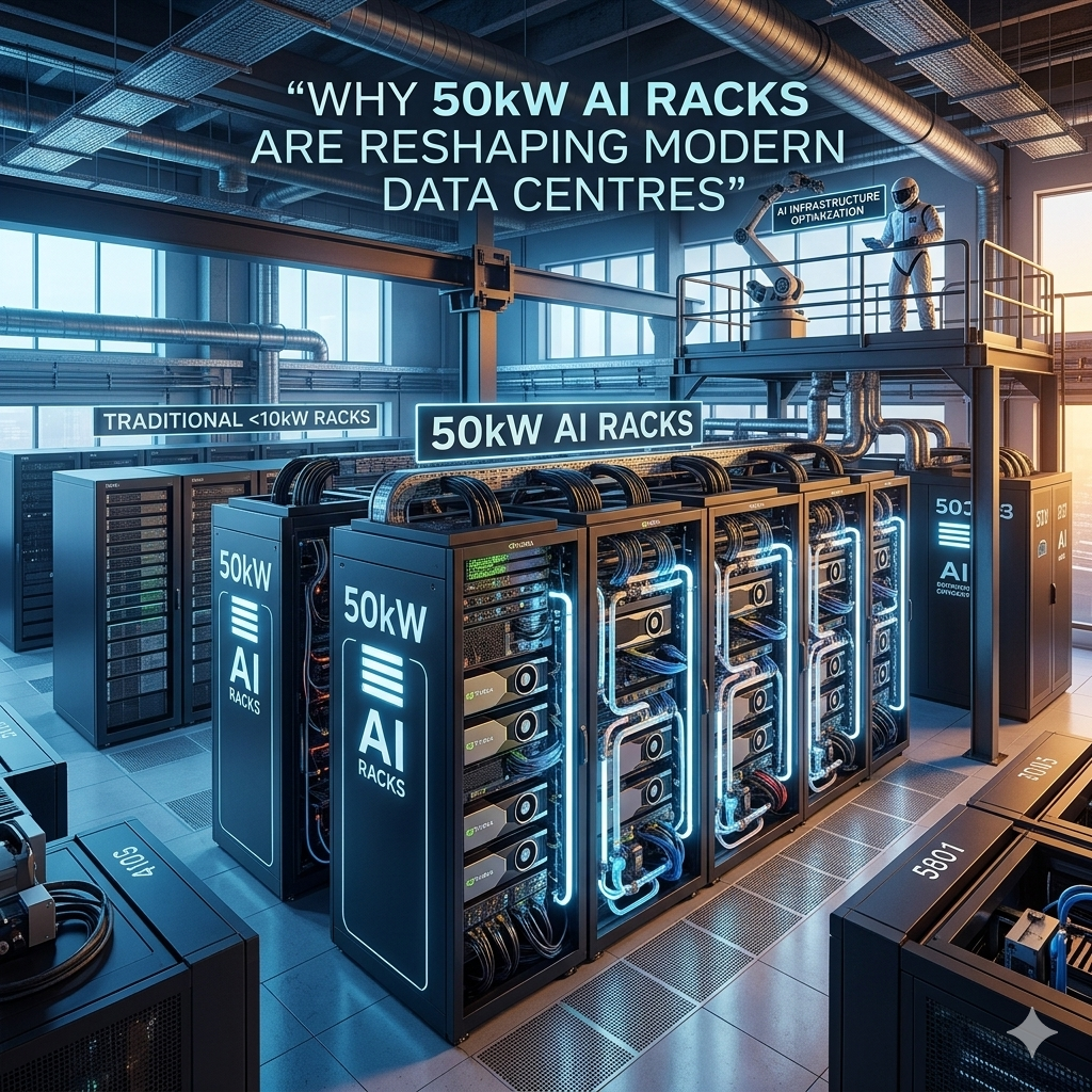 Why 50kW AI Racks Are Reshaping Modern Data Centres
