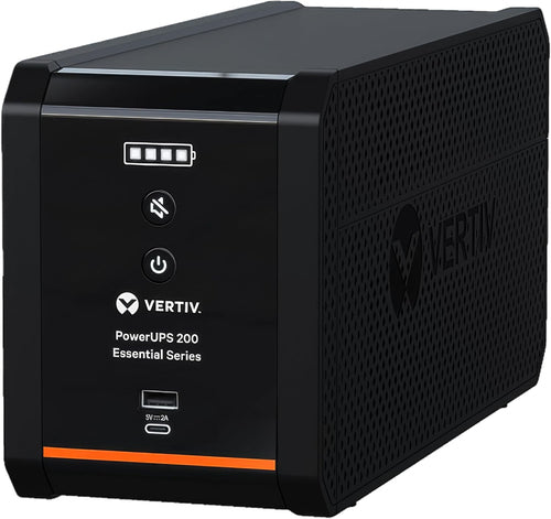 Vertiv PowerUPS 200 Essential PSA6E-800LVT uninterruptible power supply (UPS)