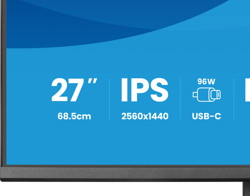 iiyama ProLite XB2797QSNPH-B1 27IN IPS LCD 4MS 2560X1440 350CD/M2 HDMI/DP/USB 2 computer monitor