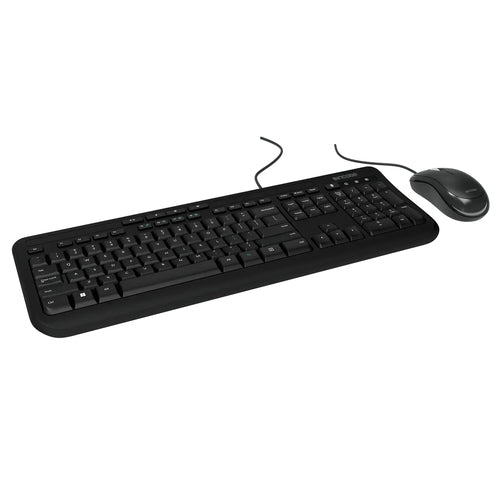 Wired Keyboard and Mouse Combo Microsoft QWERTY USB Black