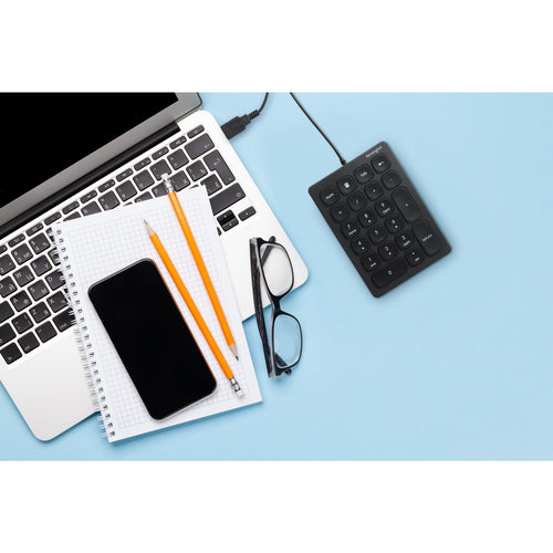 Wired Numeric Keypad Kensington Compact Design USB Connection
