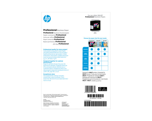 HP Professional Inkjet Matte FSC Paper 180 gsm-150 sht/A4/210 x 297 mm printing paper