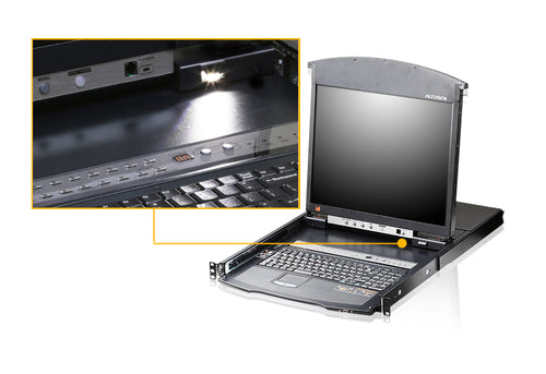 ATEN KL1508AiN KVM-Switch – 1600 x 1200, Ethernet, Rackmontage