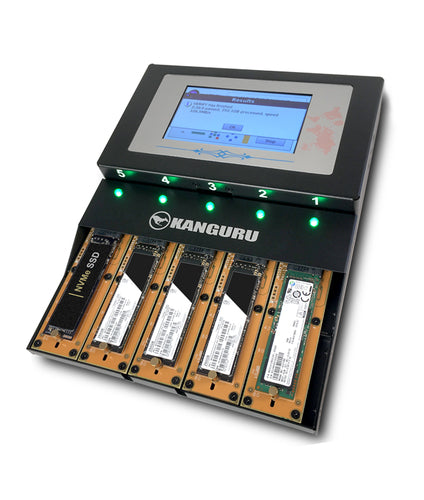 iStorage Kanguru Clone 4 M.2 NVMe SSD-Duplikator – 12 GB/min USB Typ-A – Daten-Duplikator