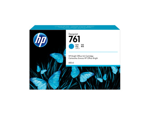 Ink Cartridge HP 761 400ml Cyan Thermal for DesignJet T7100 T7200