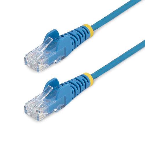 CAT6 Ethernet Kabel 6 Zoll Slim Netzwerkkabel U/UTP Snagless RJ45 Stecker Blau