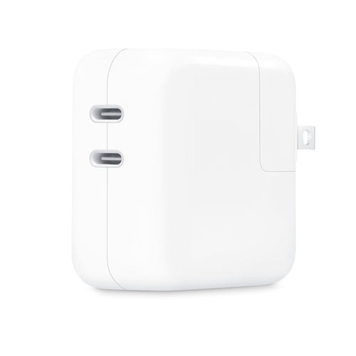 AC Charger Apple 35W Dual USB-C Power Adapter Compact White