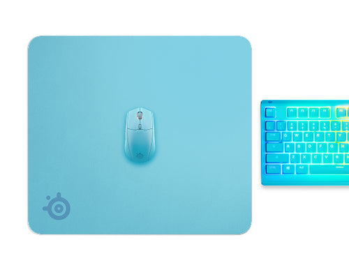 Steelseries QcK Large Aqua Mouse Pad Non-Slip Microfibre Rubber Base