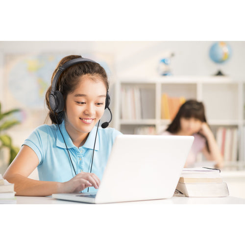 Kensington Classic EQ USB-C kabelgebundenes Headset mit Mikrofon und Lautstärkeregler für Anrufe und Musik