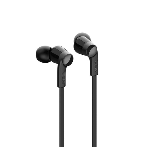 Kabelgebundene Kopfhörer Belkin ROCKSTAR Schwarz für Anrufe & Musik