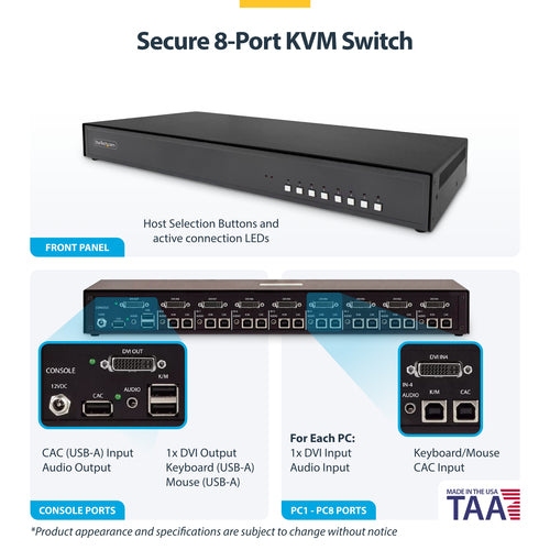 StarTech.com CK4-D108C KVM switch
