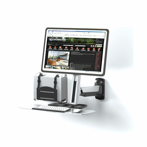 Monitor Mount Rocstor Y10N028-S1 32 Inch 7.9kg Height Adjustable Clamp
