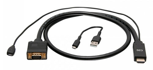 Aktives HDMI-auf-VGA-Videokabel 1080p 1,8 m Stecker auf Stecker