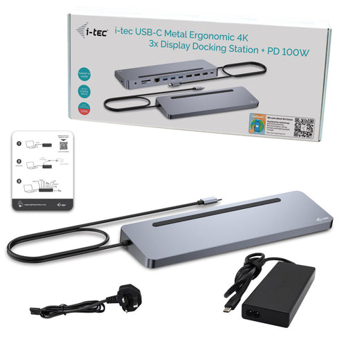 i-tec C31FLAT2PDPRO100WUK laptop dock/port replicator