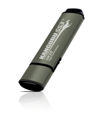 iStorage Kanguru SS3 128GB USB-Flash-Laufwerk – Sicherer USB 3.0 Speicher