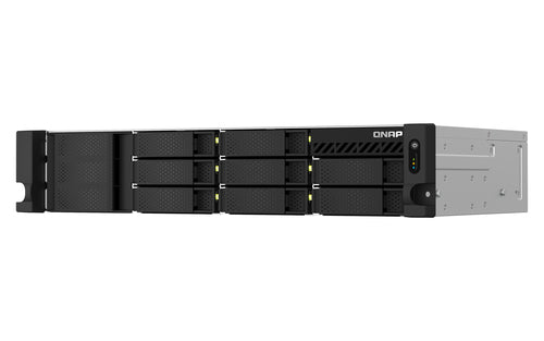 QNAP TS-873AeU-RP NAS Rackmount - Ryzen V1500B Processor, 4GB DDR4