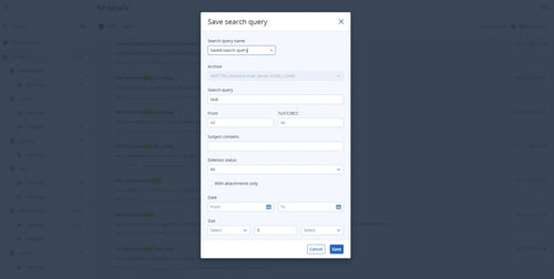 Acronis Email Archiving for Microsoft 365, 5 Seats, 1 year