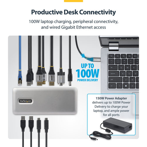 StarTech.com 199UE-USBC-DOCK laptop dock/port replicator