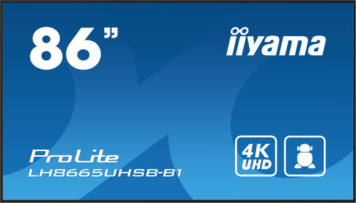 iiyama LH8665UHSB-B1 Signage Display