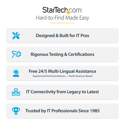 StarTech.com NLBL-3F-CAT8-PATCH networking cable