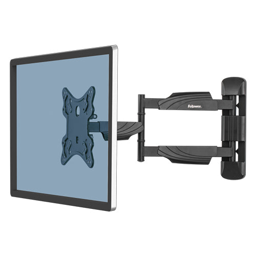 Fellowes Full Motion TV Wall Mount 23" to 55" - 35 kg - Black