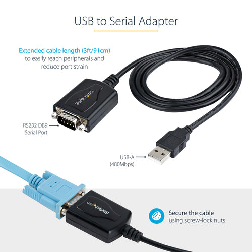StarTech.com 21050-PC-SERIAL-LP interface cards/adapter