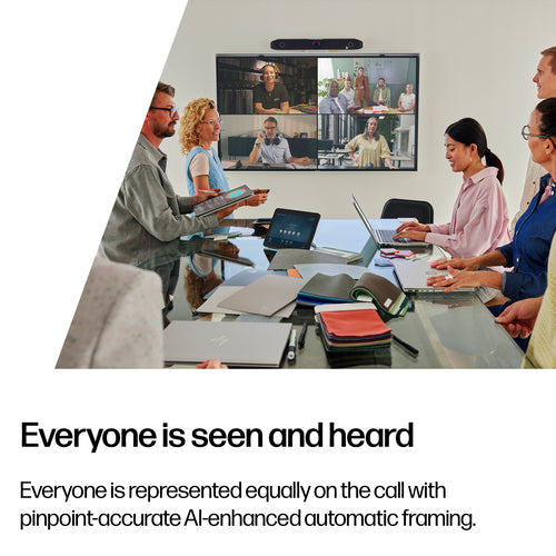 HP Poly Studio X52 All-In-One Video Bar video conferencing system