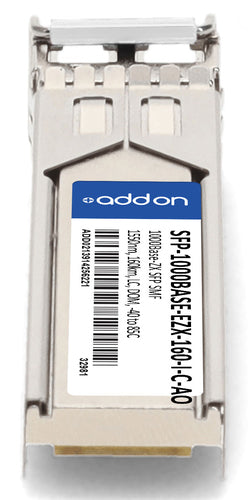AddOn Networks SFP-1000BASE-EZX-160-I-C-AO network transceiver module