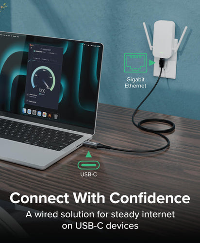 Plugable Technologies USBC-E1000-2M networking cable