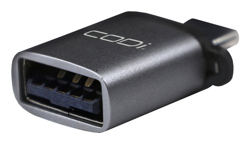 USB-C to USB-A Gender Changer Adapter CODi ADP-CA10 Grey