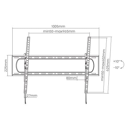 Manhattan 461931 TV mount/stand