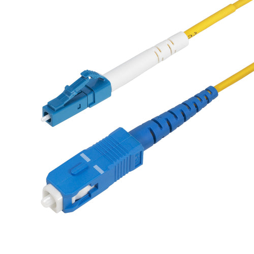 LC to SC 1m Fiber Optic Cable OS2 Single Mode 40G/100G Low Insertion Loss