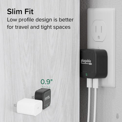 20V Indoor Mobile Device Charger Plugable Technologies Black