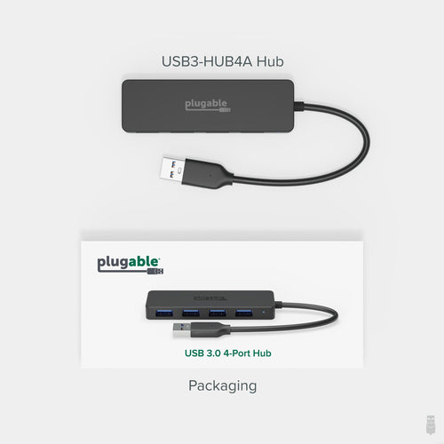 Plugable Technologies USB3-HUB4A interface hub