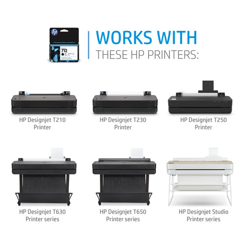 Ink Cartridge HP 712 29-ml Magenta Thermal Inkjet Compatible DesignJet T210 T230 T250 T630 T650