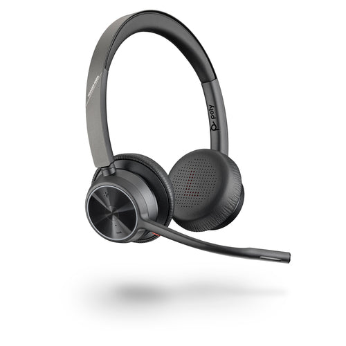 HP Poly Voyager 4320 Schnurloses Headset – Schwarz – Büro/Callcenter