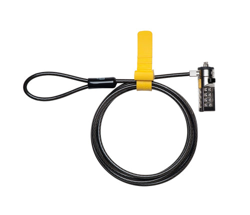 Kensington Combination Cable Lock 1.8m Wedge Carbon Steel Silver