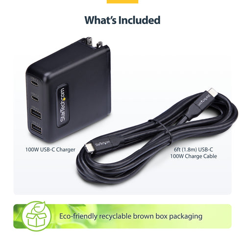 StarTech.com 2210GCN-WALL-CHARGER mobile device charger