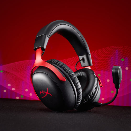 HyperX Cloud III S Wireless Black-Red Gaming Headset