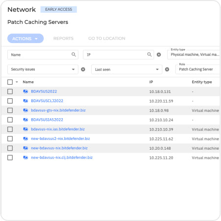 Bitdefender GravityZone Patch Management
