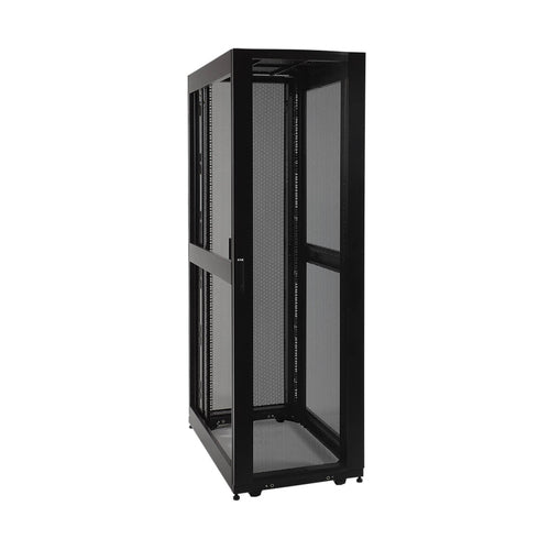 42U Rack Cabinet Tripp Lite SmartRack Shallow Depth Freestanding Enclosure Black
