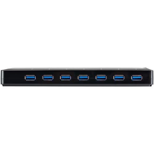 StarTech 7-Port USB 3.0 Hub - 5 Gbit/s Datenübertragung - Schwarzer USB Hub