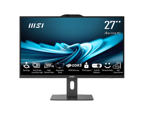 MSI Pro AP272P 14M-602US All-in-One PC - Intel i7, 16 GB RAM, 1 TB HDD, 27 Zoll Full HD
