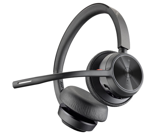 HP Poly Voyager 4320 UC Stereo USB-A Headset Bluetooth Adapter Charging Stand