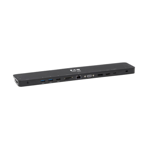 USB-C Dock Tripp Lite U442-DOCK7D-B Triple Display 4K HDMI DP VGA 100W PD