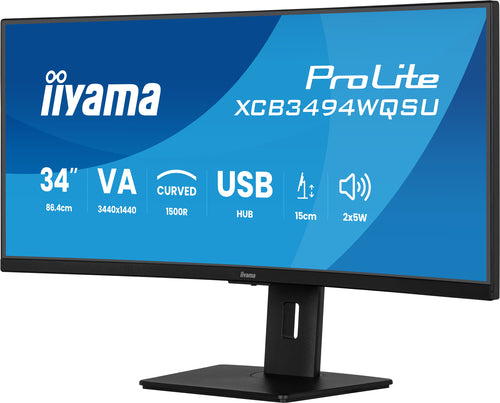iiyama ProLite XCB3494WQSU-B1 computer monitor