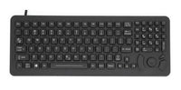 Wired Keyboard Honeywell 340-053-003-DB9P Black Durable Design