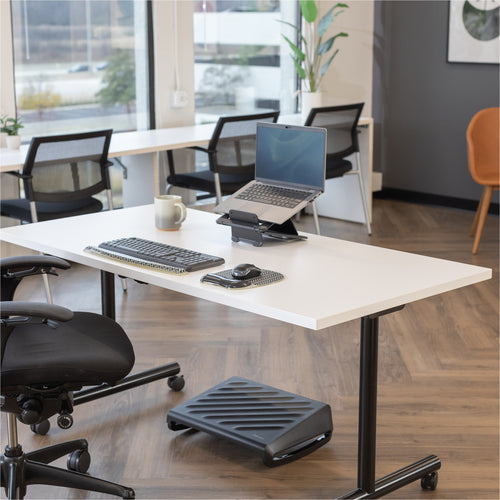 Fellowes Breyta Laptop-Ständer – Schwarz, höhenverstellbar, robustes ABS, ergonomisches Design