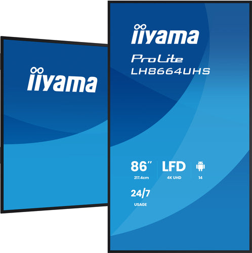 iiyama LH8664UHS-B3AG Signage Display